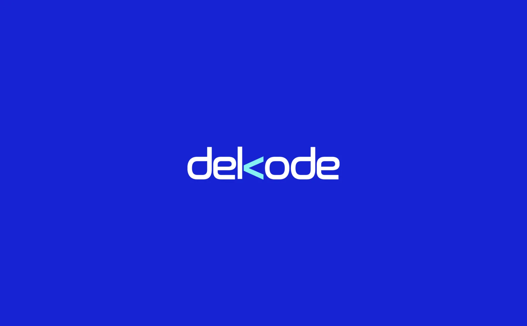 Dekode App Branding
