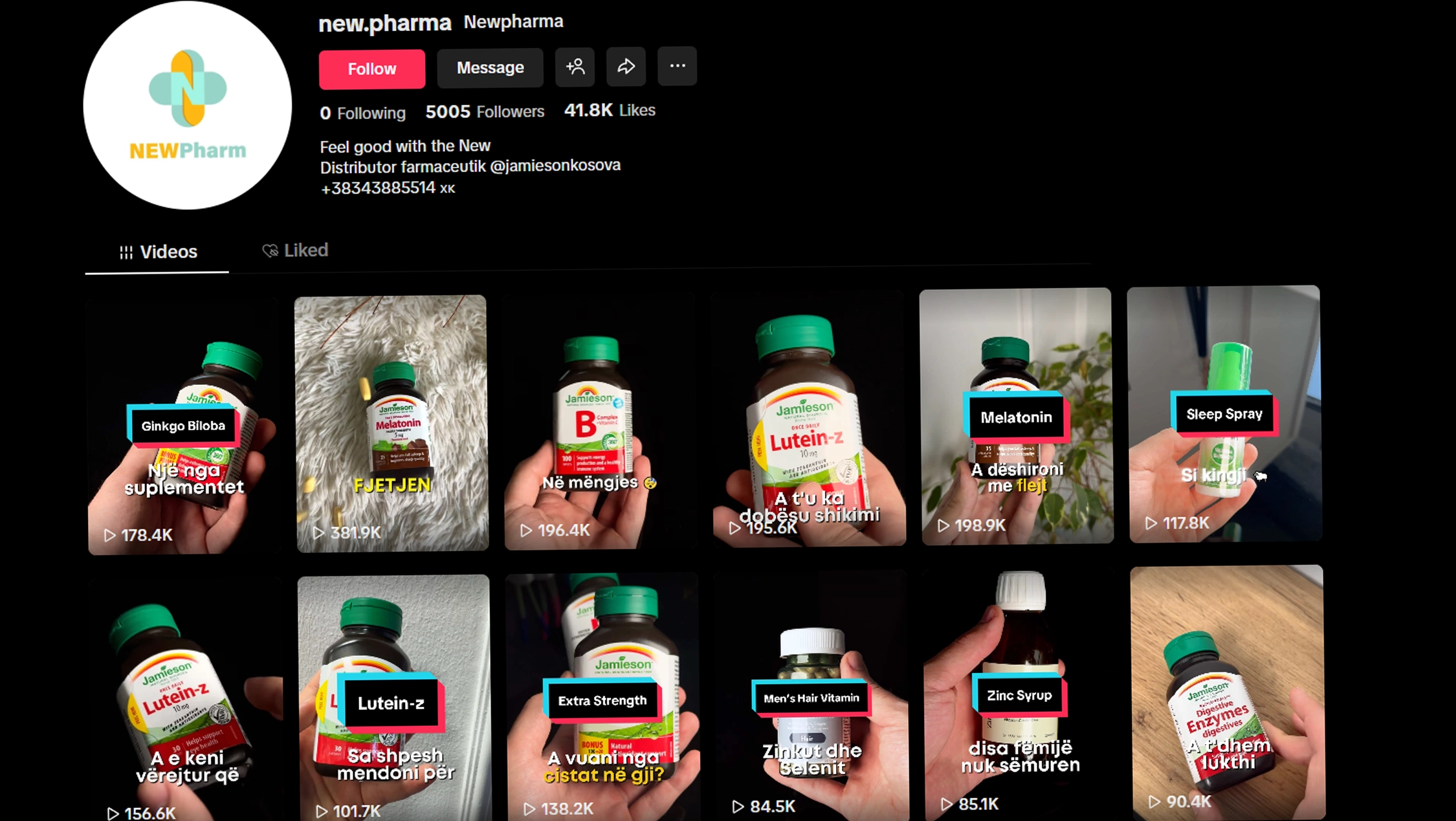 NewPharma Tiktok