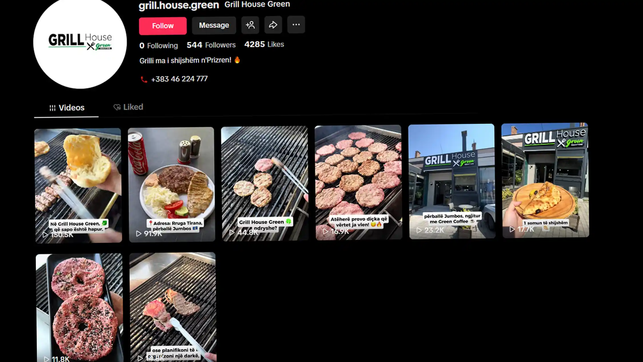 Grill House Green Tiktok